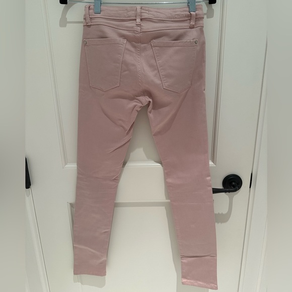 Zara pink skinny jeans stretch 2 - Picture 3 of 5